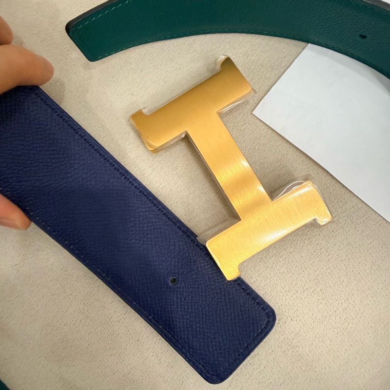 閒置未使用 愛馬仕/中古Hermes 腰帶皮帶4.5cm寬-2