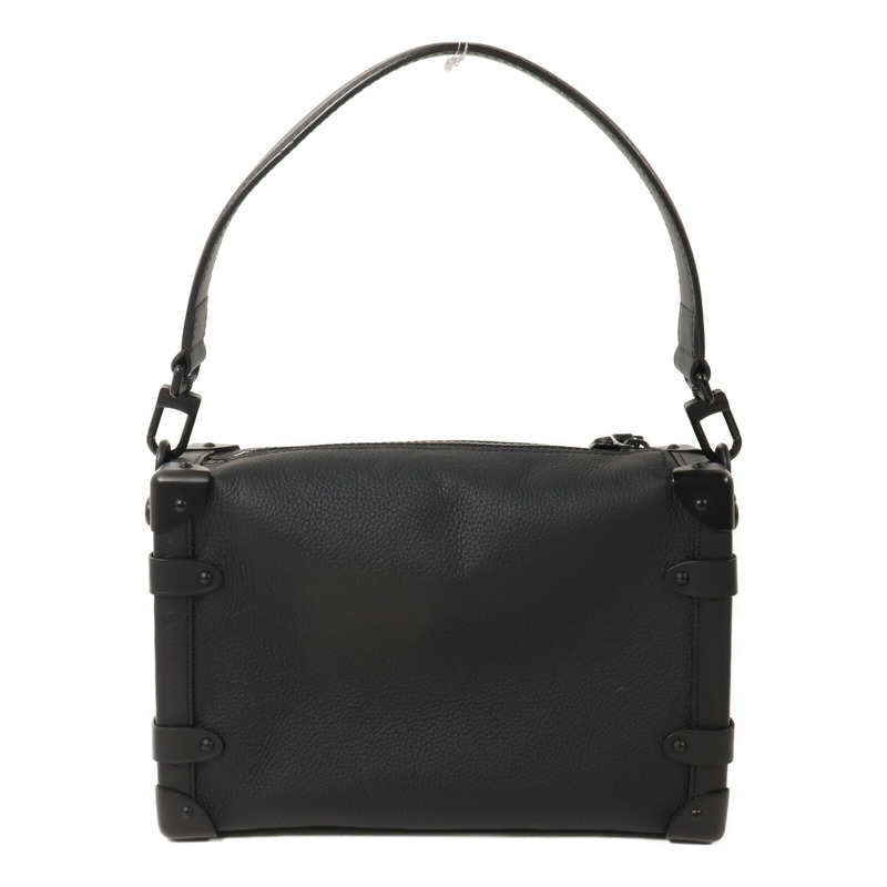 LOUIS VUITTON 牛皮皮革Side Trunk MM手挽肩背兩用袋-1