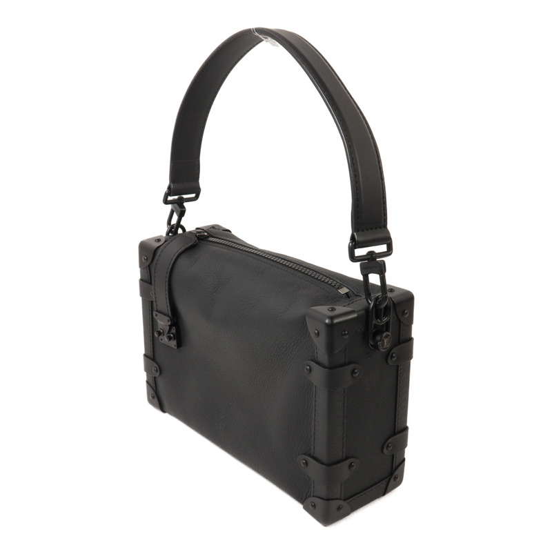 LOUIS VUITTON 牛皮皮革Side Trunk MM手挽肩背兩用袋-2