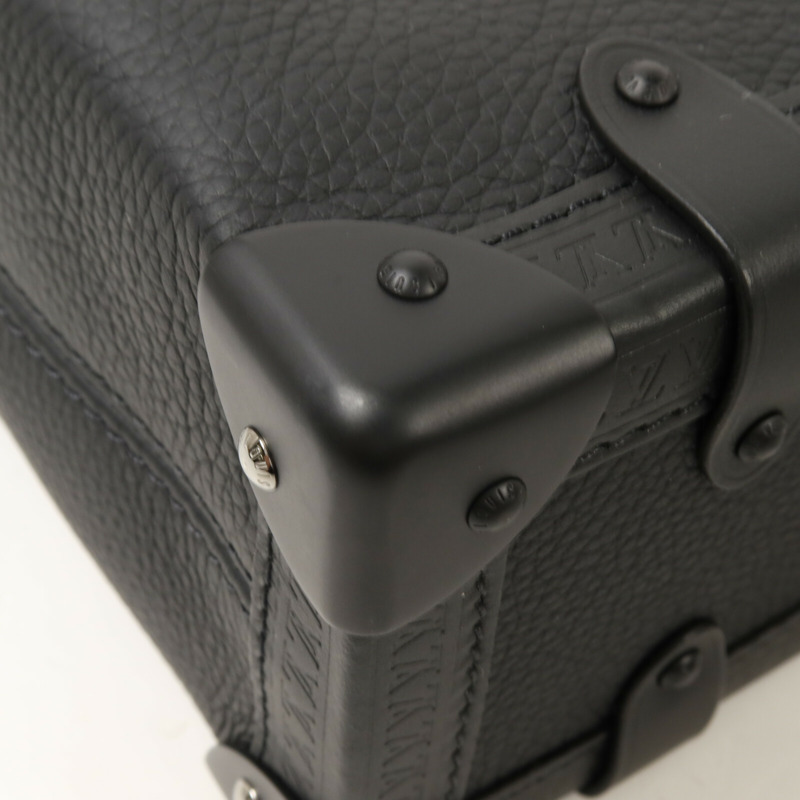 LOUIS VUITTON 牛皮皮革Side Trunk MM手挽肩背兩用袋-10