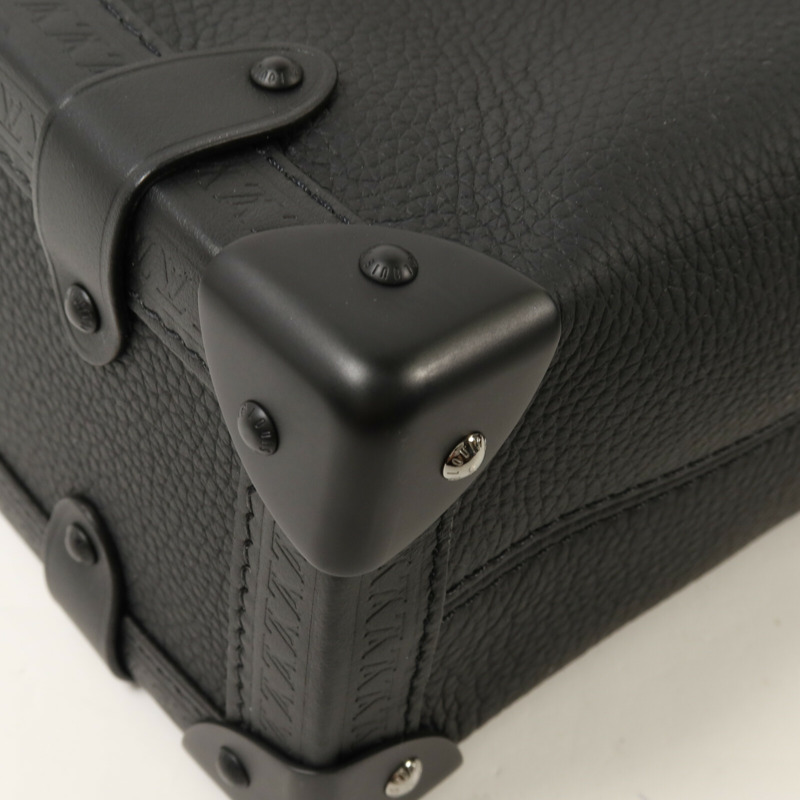 LOUIS VUITTON 牛皮皮革Side Trunk MM手挽肩背兩用袋-11