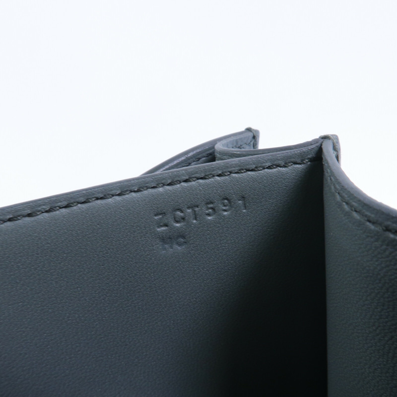 HERMES Epsom皮革Constance 24肩背袋Vert Amande-7