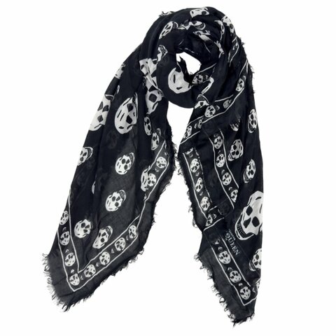 ALEXANDER MCQUEEN 髏頭 圍巾
