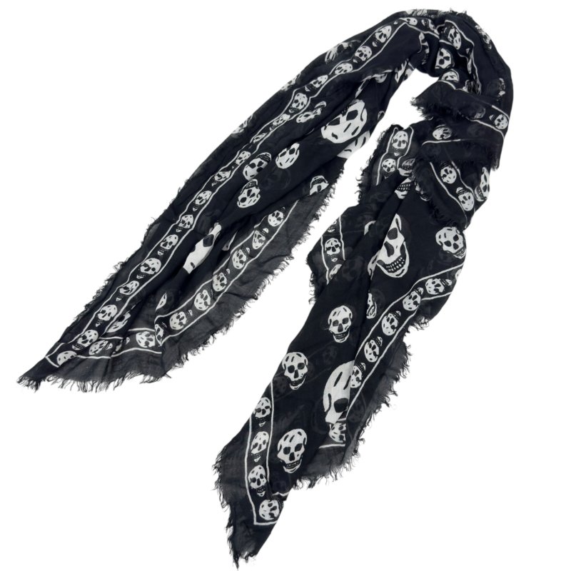ALEXANDER MCQUEEN 髏頭 圍巾-1