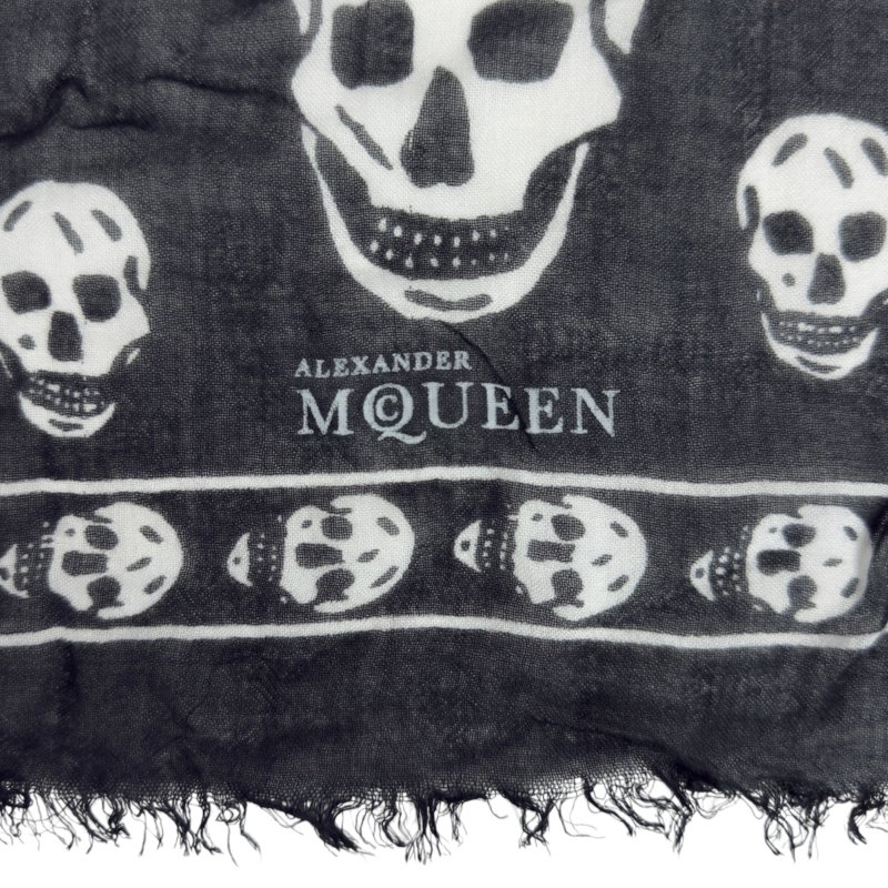 ALEXANDER MCQUEEN 髏頭 圍巾-3