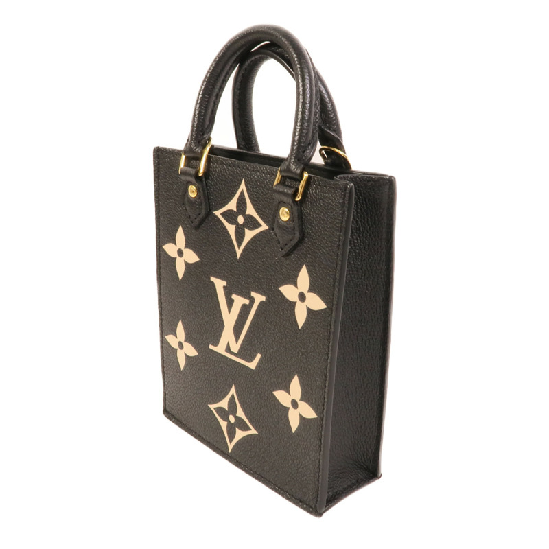 LOUIS VUITTON Monogram Empreinte Petit Sac Plat金扣手挽肩背兩用袋-2
