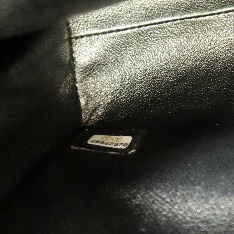 CHANEL 牛皮皮革Top Handle Flap鏈帶手挽肩背兩用袋-6