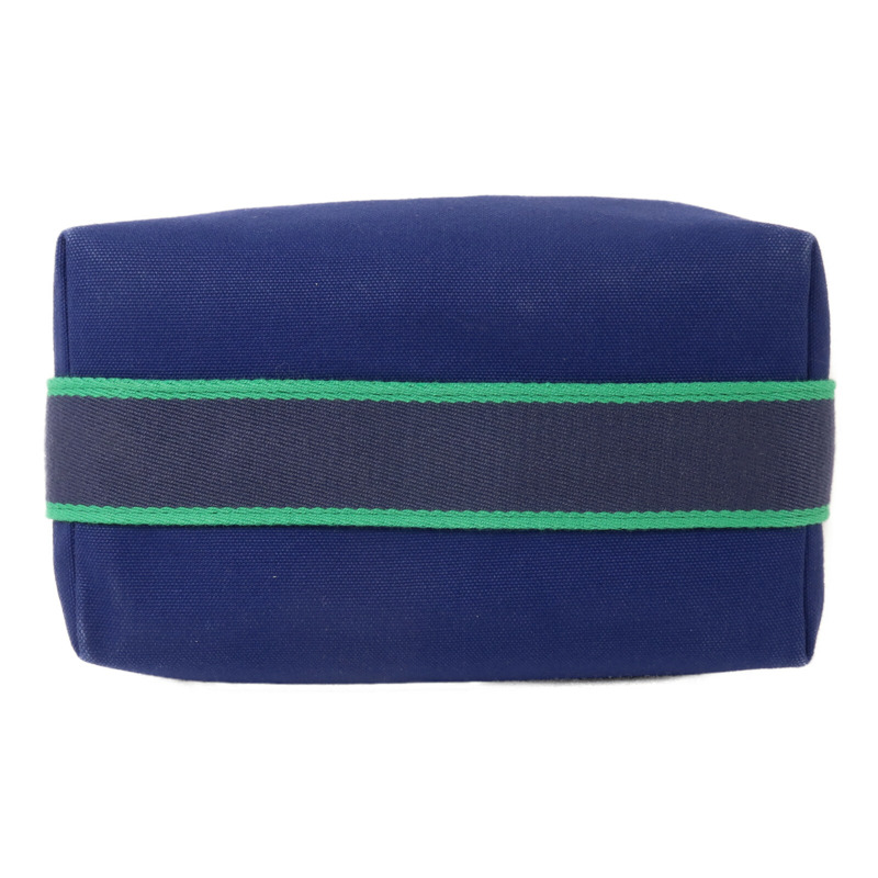 HERMES 帆布Bride A Brac PM手挽袋Bleu Marine-3