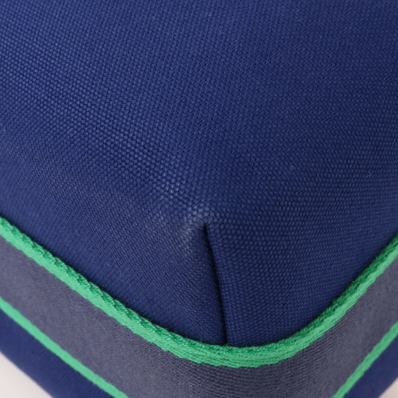 HERMES 帆布Bride A Brac PM手挽袋Bleu Marine-10