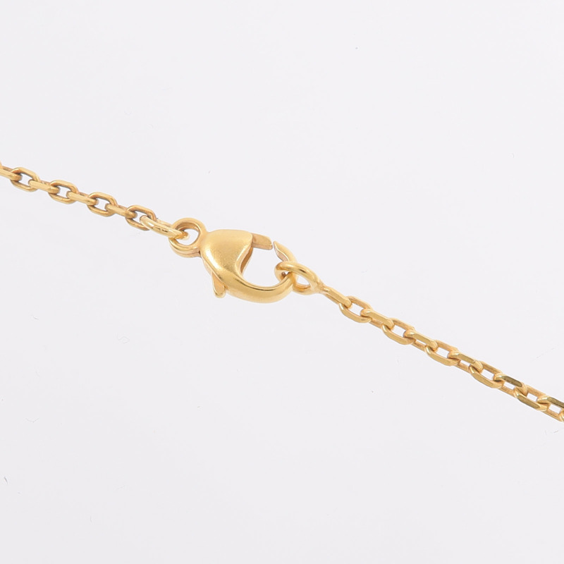 HERMES Swift皮革/金屬O'Kelly Necklace項鍊Etoupe-4