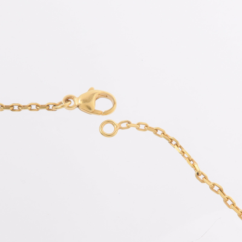 HERMES Swift皮革/金屬O'Kelly Necklace項鍊Etoupe-5