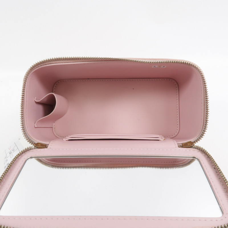 CHANEL 羊皮皮革Vanity Case鏈帶肩背袋-4