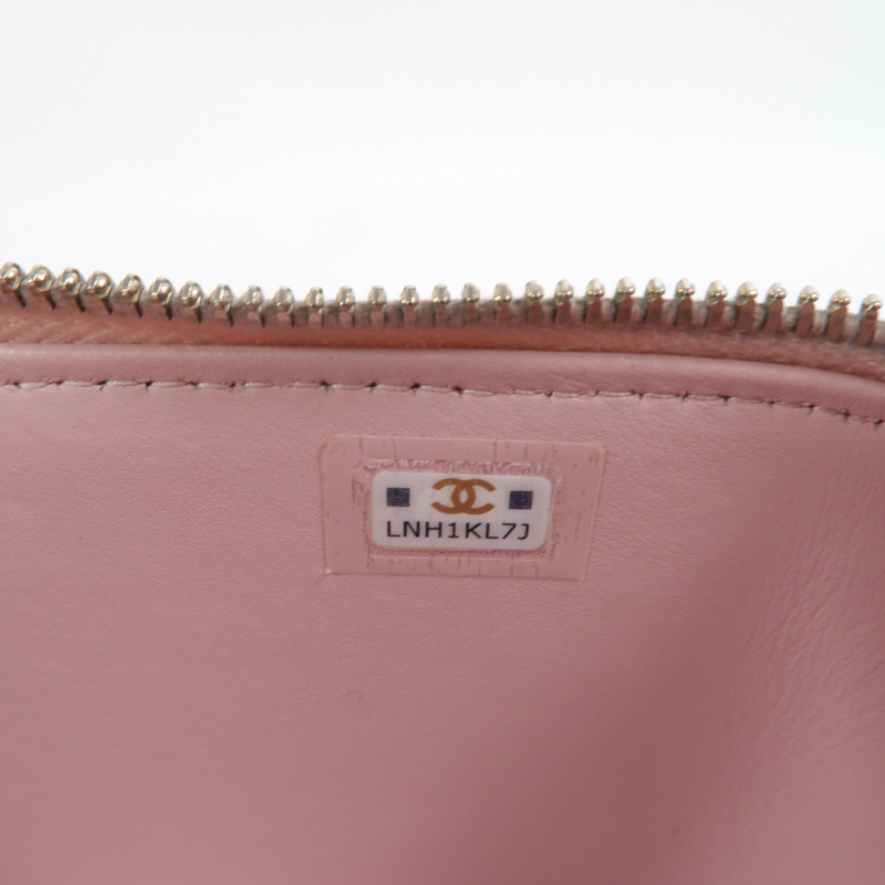 CHANEL 羊皮皮革Vanity Case鏈帶肩背袋-7