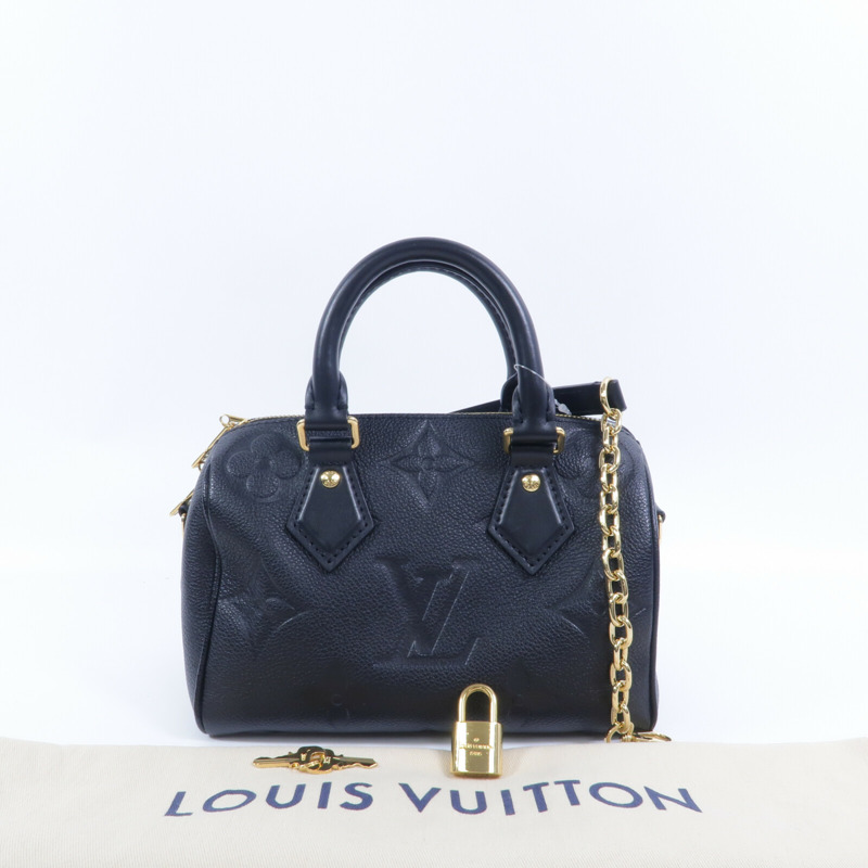 LOUIS VUITTON Mono-Empreinte Speedy Bandouliere 20手挽肩背兩用袋-9
