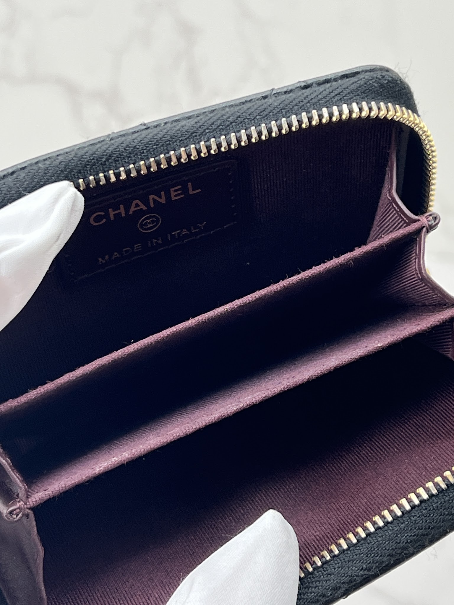 香緹國際精品 CHANEL 拉鍊 零錢包 (雷標款缺保卡) 1025-6