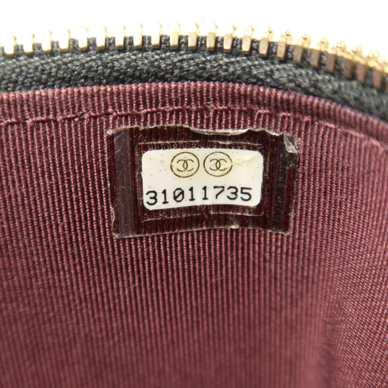 CHANEL 牛皮皮革Vanity Case鏈帶肩背袋-6