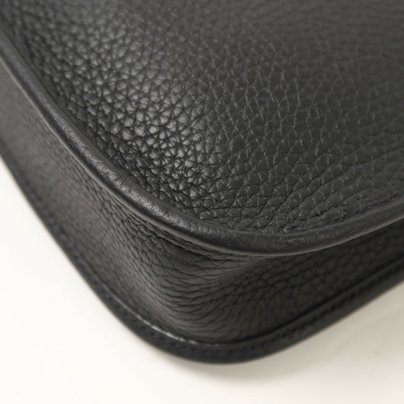 HERMES Clemence皮革Evelyne TPM肩背袋Noir-13