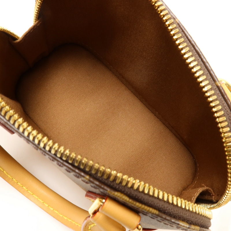 LOUIS VUITTON Monogram Nano Alma手挽肩背兩用袋-4