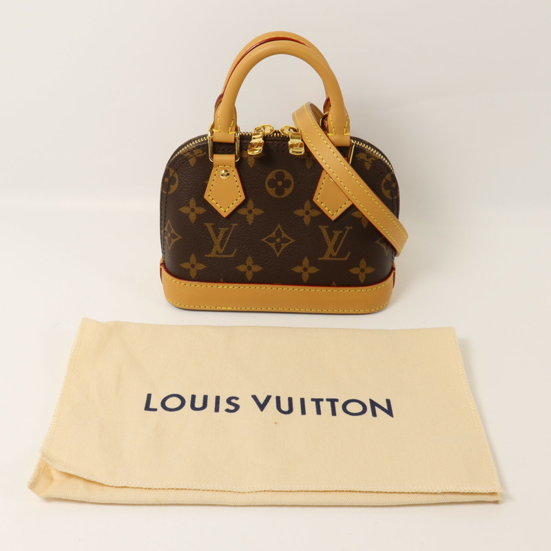 LOUIS VUITTON Monogram Nano Alma手挽肩背兩用袋-7