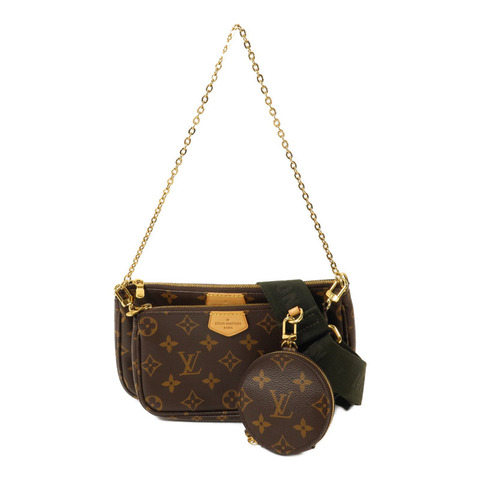 LOUIS VUITTON Monogram Multi Pochette Accessoires鏈帶手挽肩背兩用袋