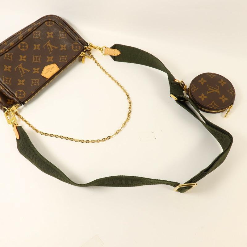 LOUIS VUITTON Monogram Multi Pochette Accessoires鏈帶手挽肩背兩用袋-6