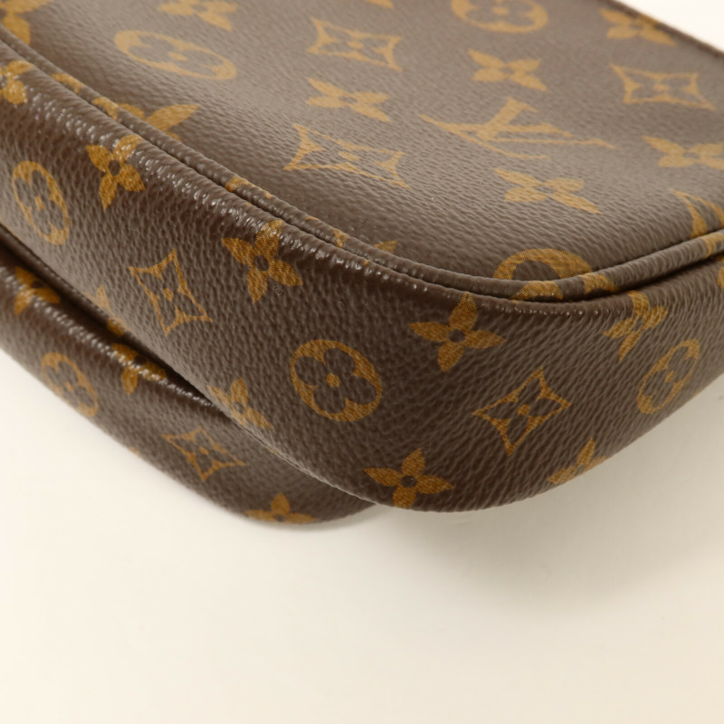 LOUIS VUITTON Monogram Multi Pochette Accessoires鏈帶手挽肩背兩用袋-12