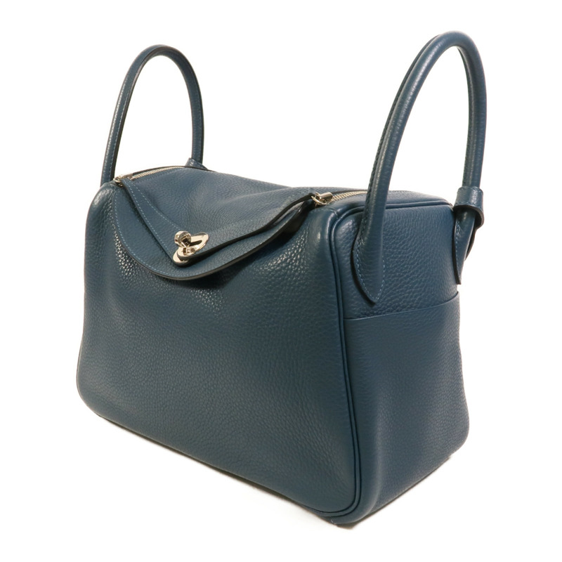 HERMES Clemence皮革Lindy 30手挽肩背兩用袋Colvert-2