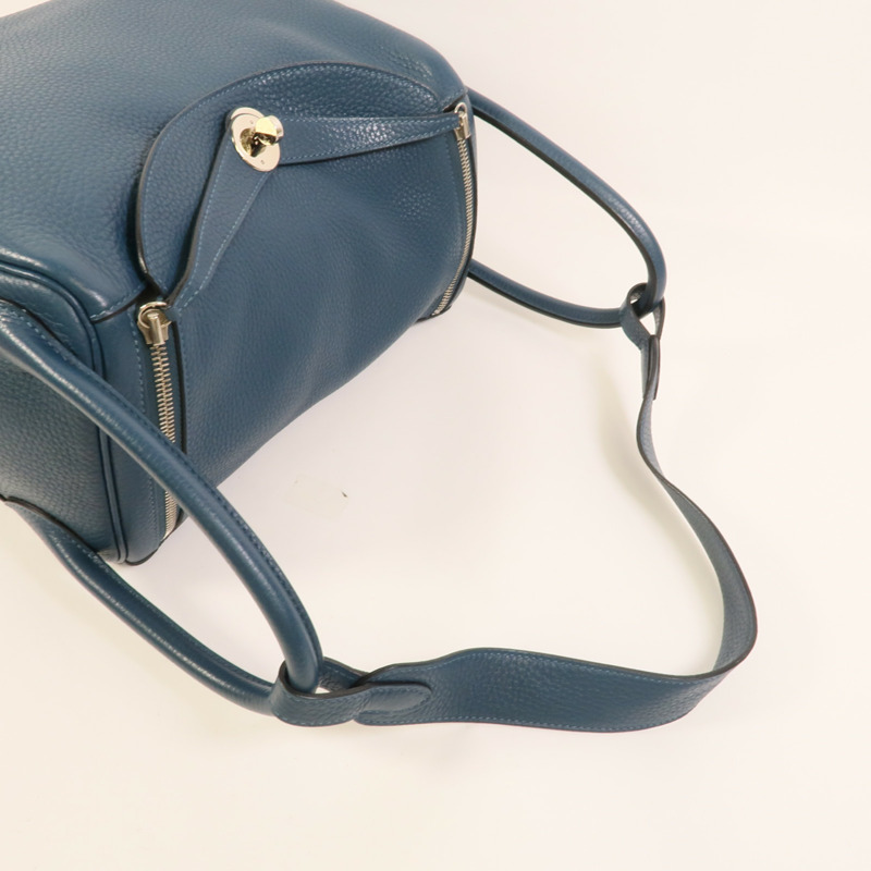 HERMES Clemence皮革Lindy 30手挽肩背兩用袋Colvert-5