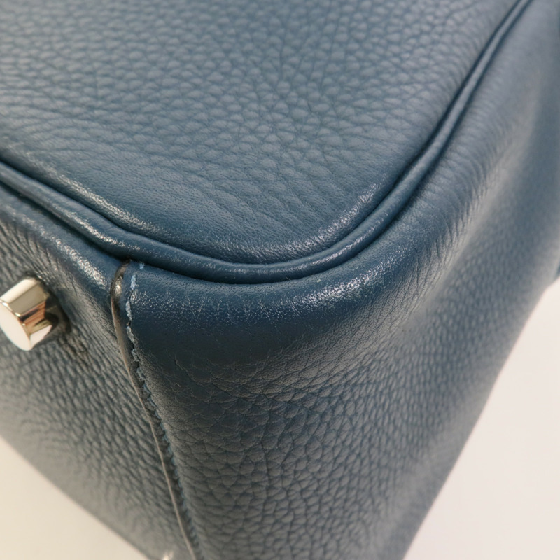 HERMES Clemence皮革Lindy 30手挽肩背兩用袋Colvert-9