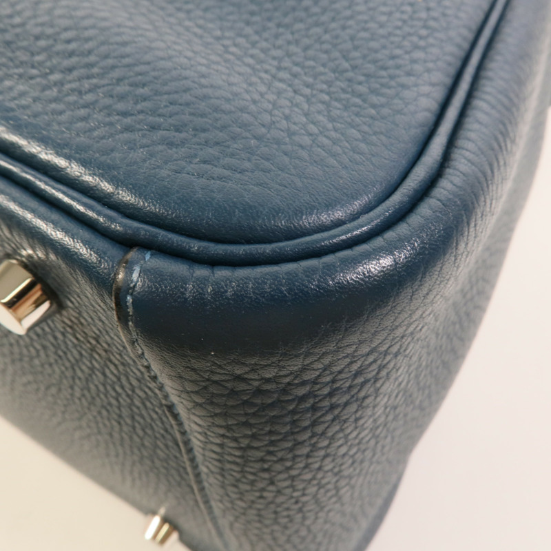 HERMES Clemence皮革Lindy 30手挽肩背兩用袋Colvert-11