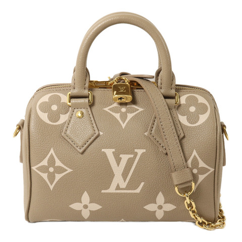 LOUIS VUITTON Monogram Empreinte Speedy Bandouliere 20鏈帶手挽肩背兩用袋