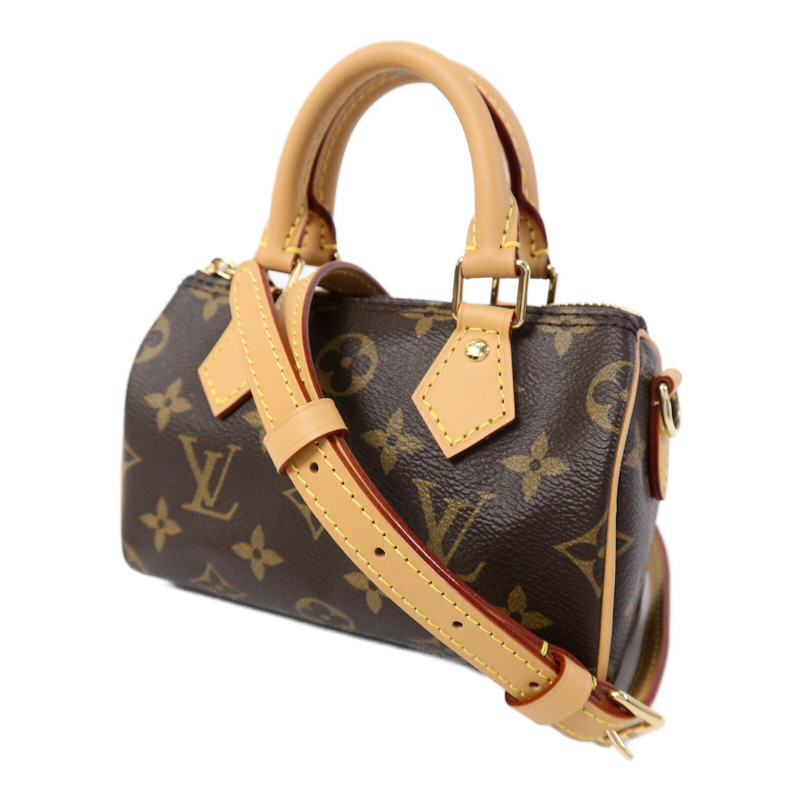 LOUIS VUITTON Monogram Nano Speedy手挽肩背兩用袋-2