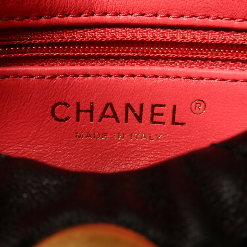 CHANEL 羊皮皮革Hobo Bag鏈帶手挽肩背兩用袋-5