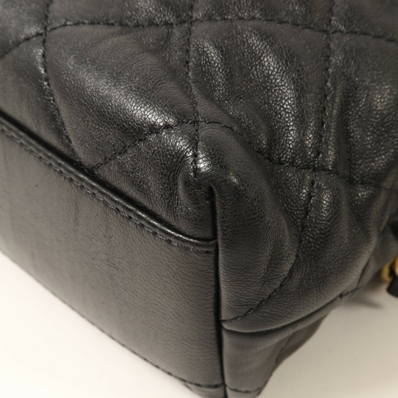 CHANEL 羊皮皮革Hobo Bag鏈帶手挽肩背兩用袋-13