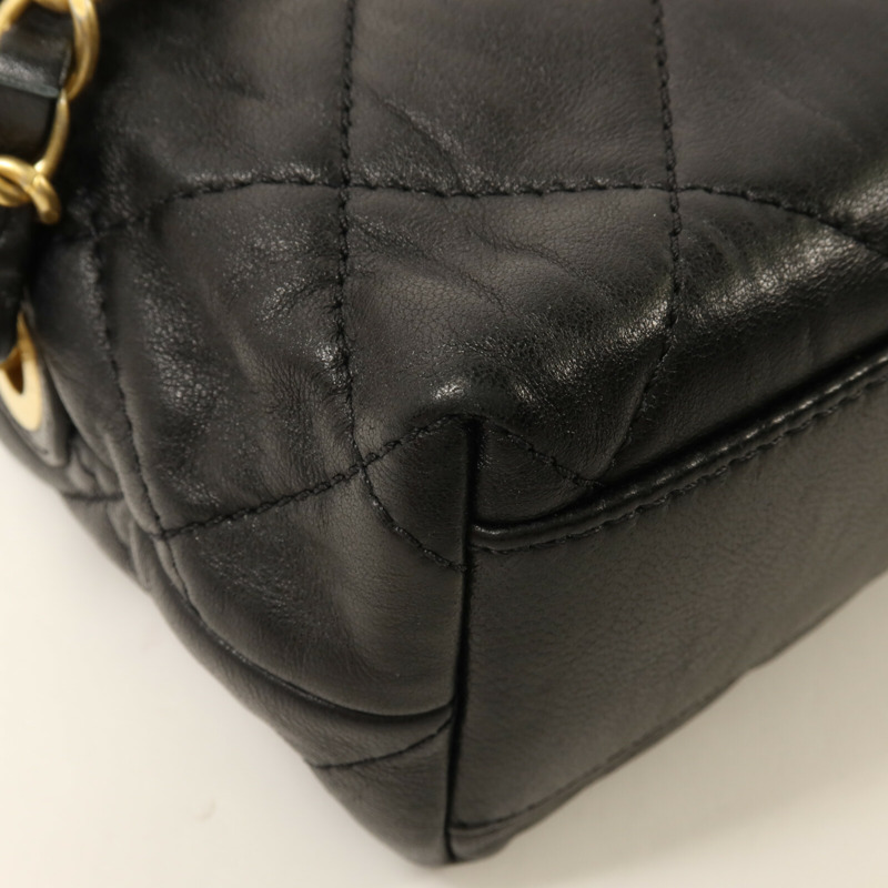 CHANEL 羊皮皮革Hobo Bag鏈帶手挽肩背兩用袋-14