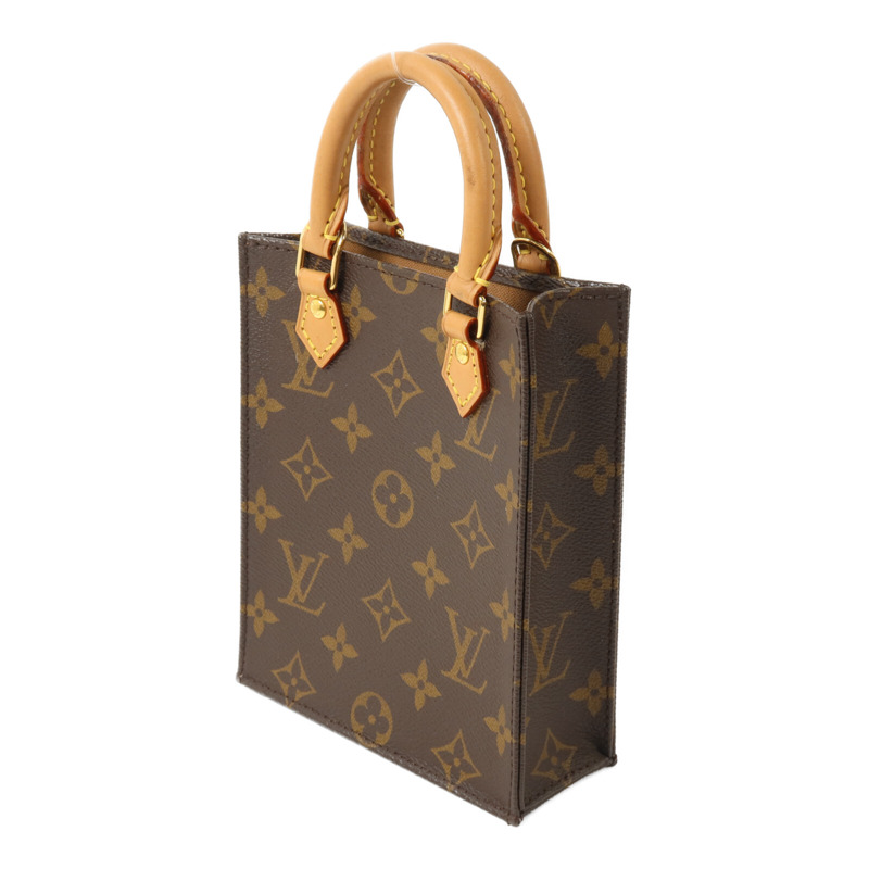 LOUIS VUITTON Monogram Petit Sac Plat手挽肩背兩用袋-2