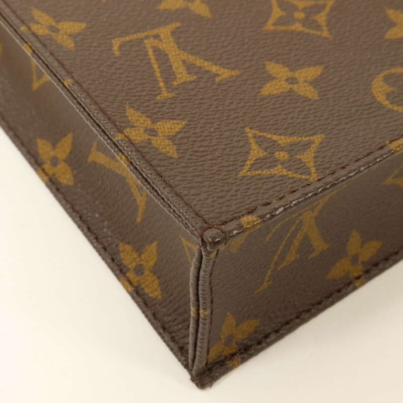 LOUIS VUITTON Monogram Petit Sac Plat手挽肩背兩用袋-11