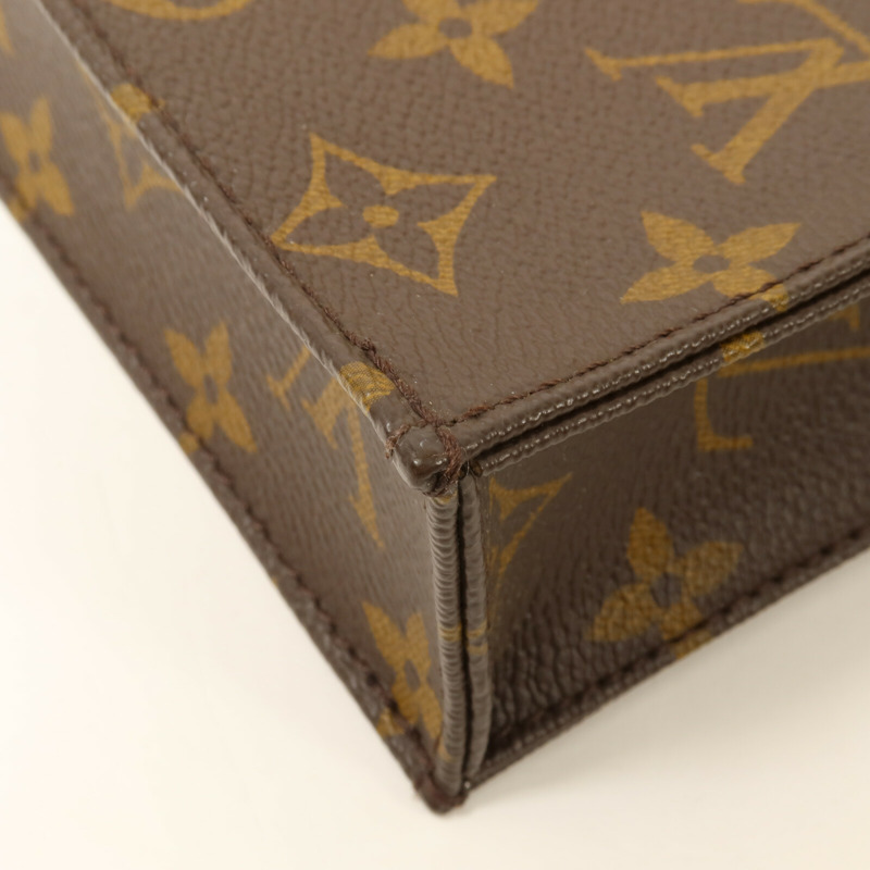 LOUIS VUITTON Monogram Petit Sac Plat手挽肩背兩用袋-12