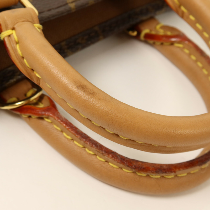 LOUIS VUITTON Monogram Petit Sac Plat手挽肩背兩用袋-14