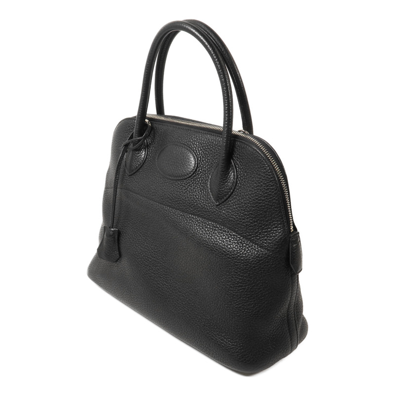 HERMES Clemence皮革Bolide 31手挽袋Noir-2