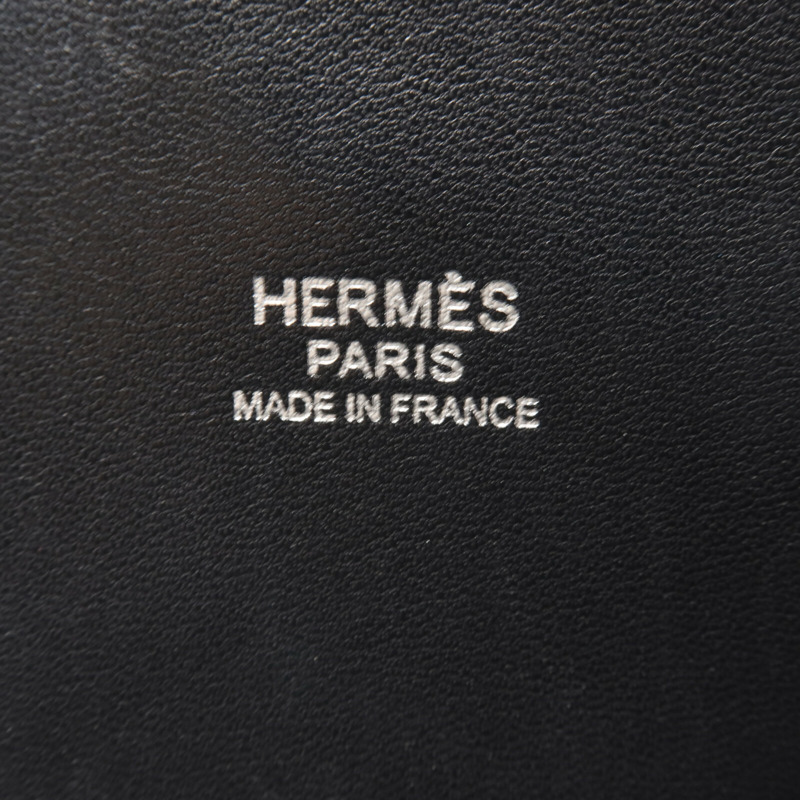 HERMES Clemence皮革Bolide 31手挽袋Noir-5