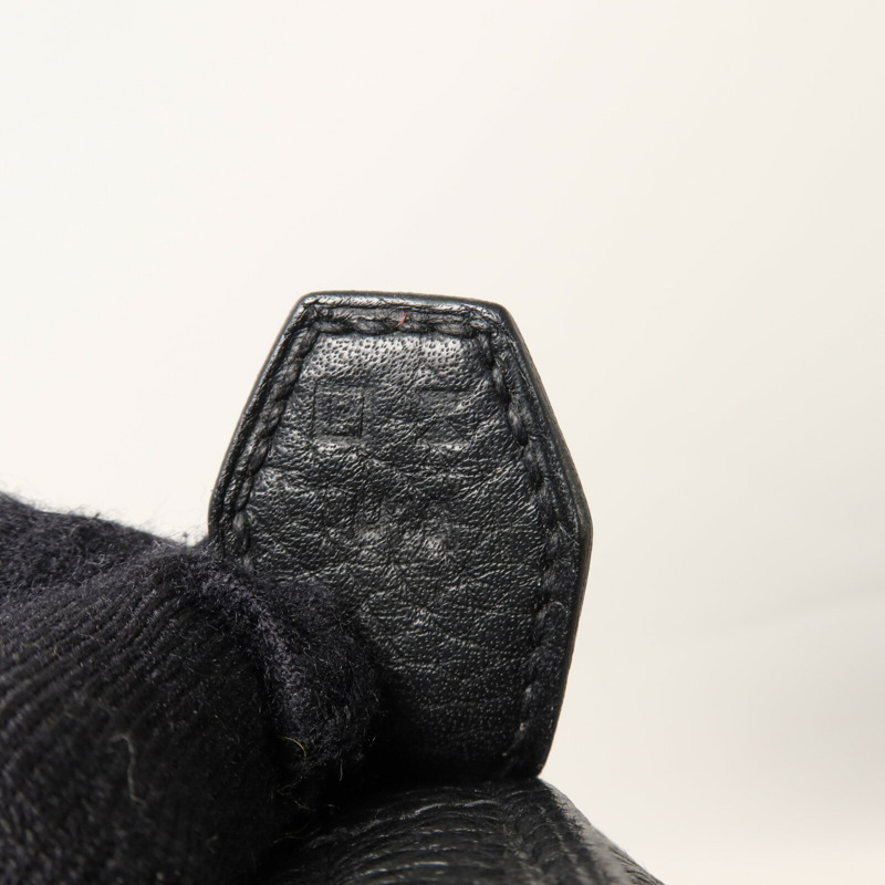 HERMES Clemence皮革Bolide 31手挽袋Noir-6