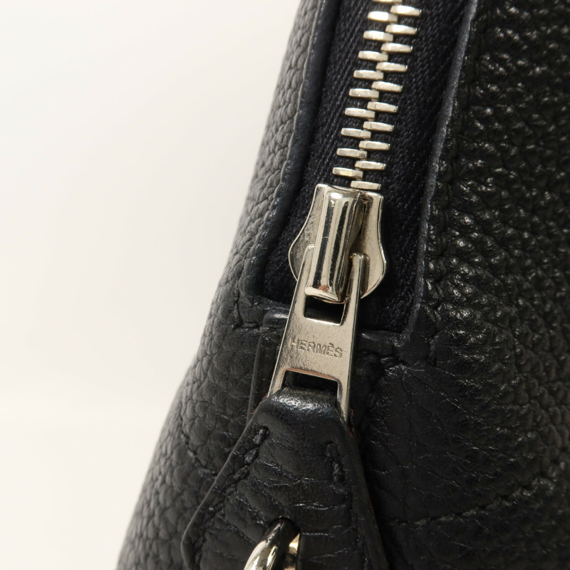 HERMES Clemence皮革Bolide 31手挽袋Noir-9