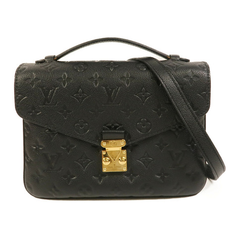 LOUIS VUITTON Monogram Empreinte Pochette Metis金扣手挽肩背兩用袋