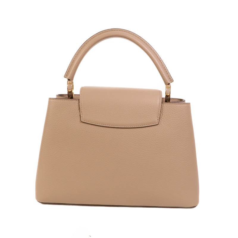 LOUIS VUITTON Taurillon皮革Capucines MM手挽肩背兩用袋-1