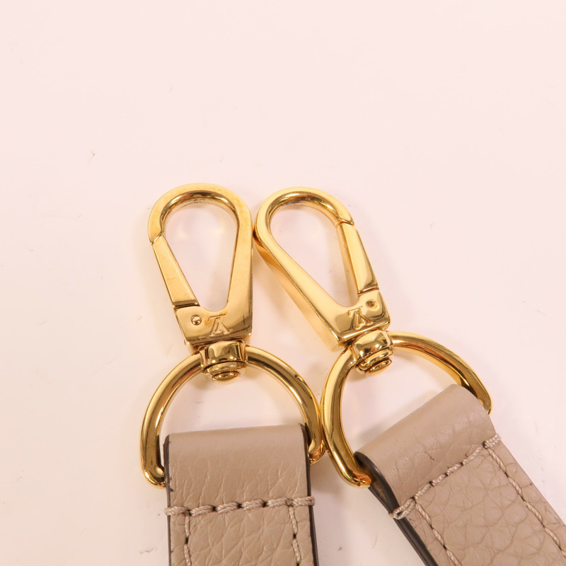 LOUIS VUITTON Taurillon皮革Capucines MM手挽肩背兩用袋-6