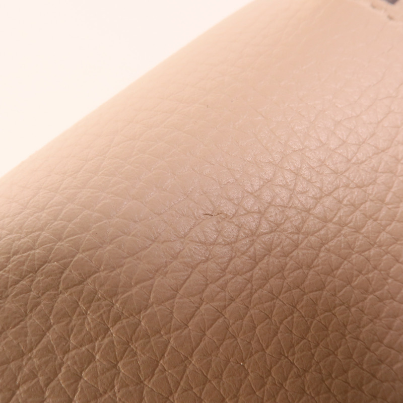 LOUIS VUITTON Taurillon皮革Capucines MM手挽肩背兩用袋-15