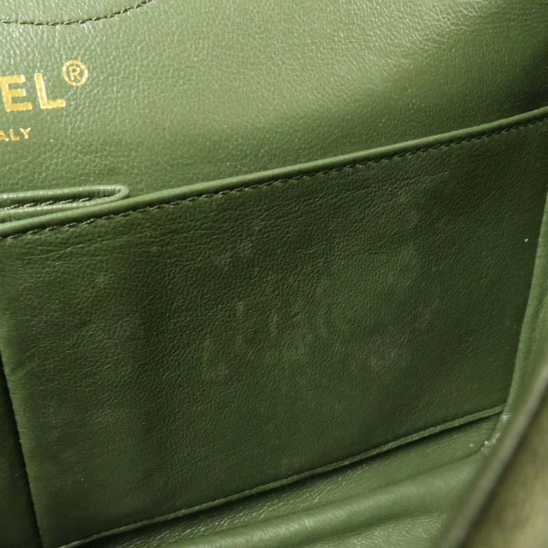 CHANEL 帆布2.55鏈帶肩背袋-16