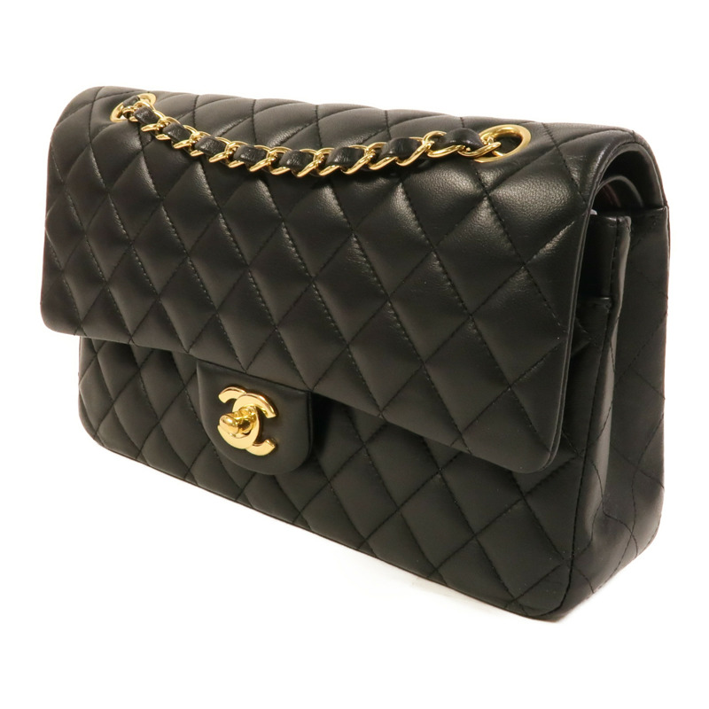 CHANEL 羊皮皮革Classic 25鏈帶肩背袋-2