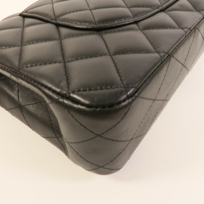 CHANEL 羊皮皮革Classic 25鏈帶肩背袋-13